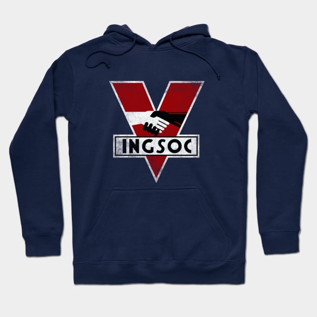 INGSOC Logo Retro Hoodie by Danny's Retro Store